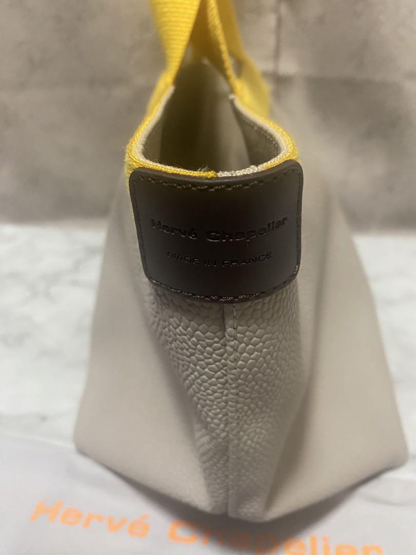 【美品HERVE CHAPELIERエルベシャプリエ 707GP 舟型トートM