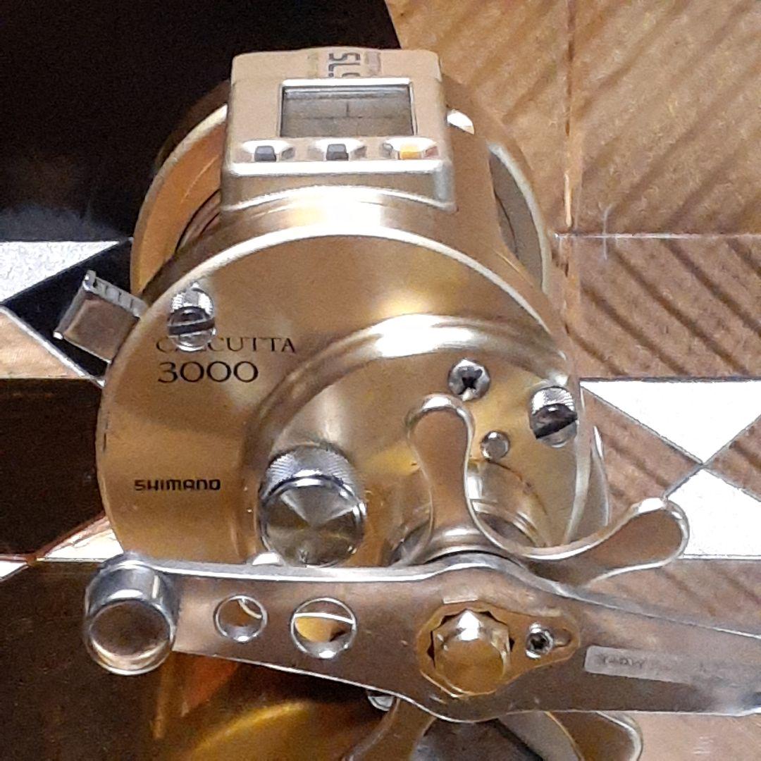 シマノ カルカッタ デジタナSLS 3000 船用 タイラバ ベイトリール 美品
