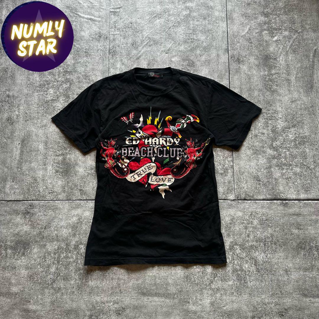 archive ed hardy grunge skull t-shirt