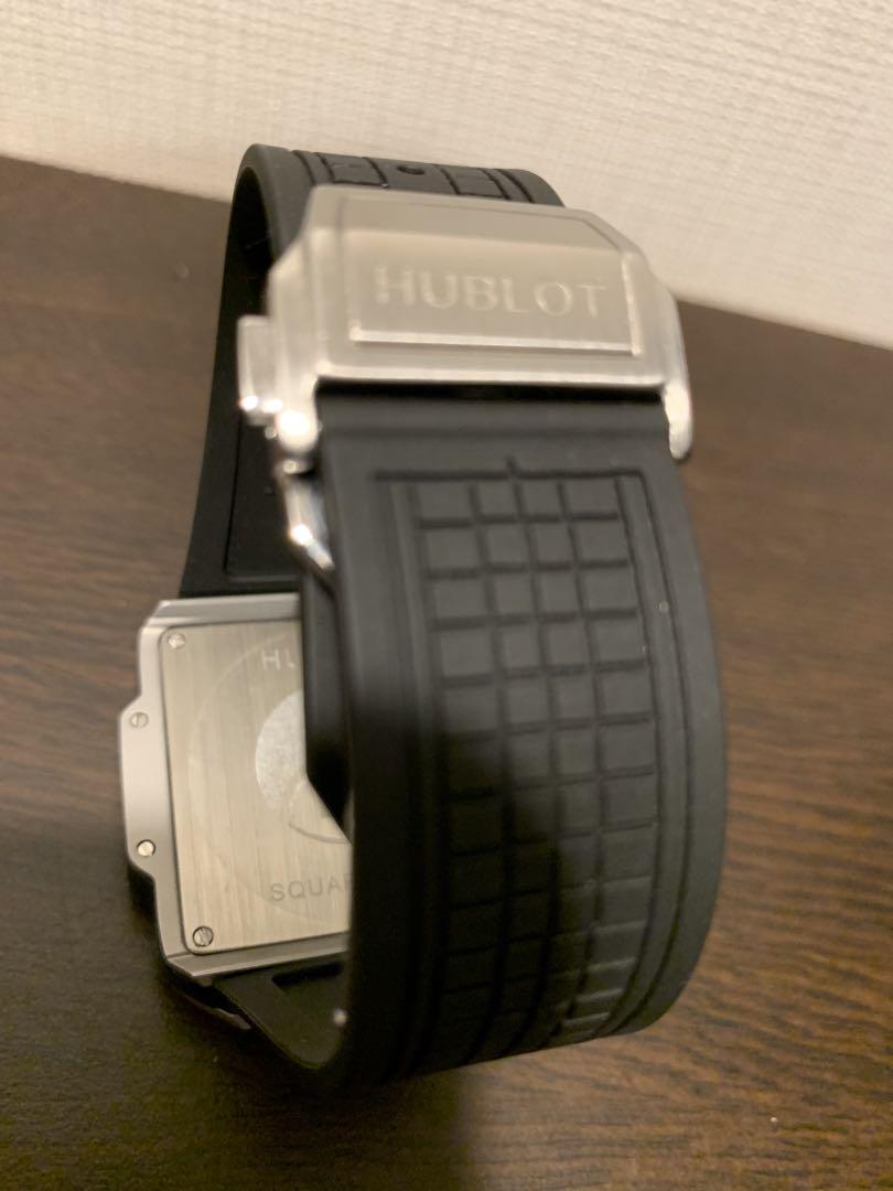 Hublot Square Chronograph ブラックシルバー