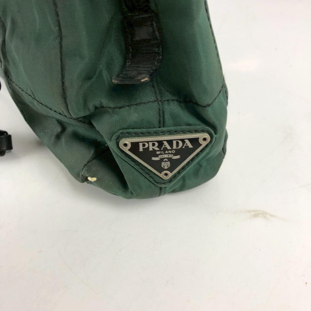 PRADA プラダ プラチェーン ハンドバッグ グリーン レディース ブランド