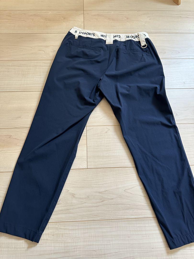 M-U SPORTS レディースパンツ 42 ネイビー