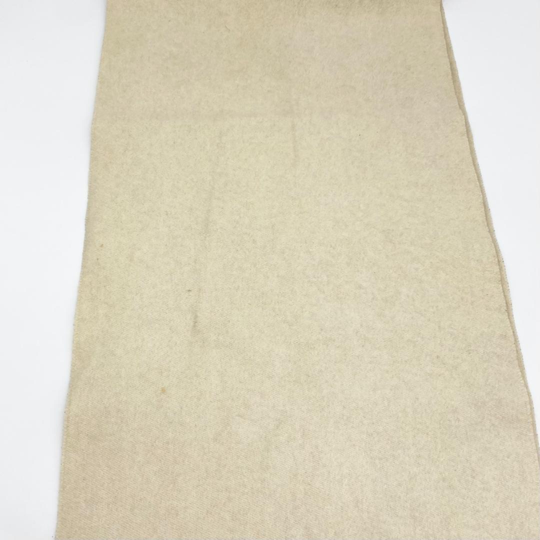 エルメス マフラー カシミヤ100％ ベージュ フリンジ