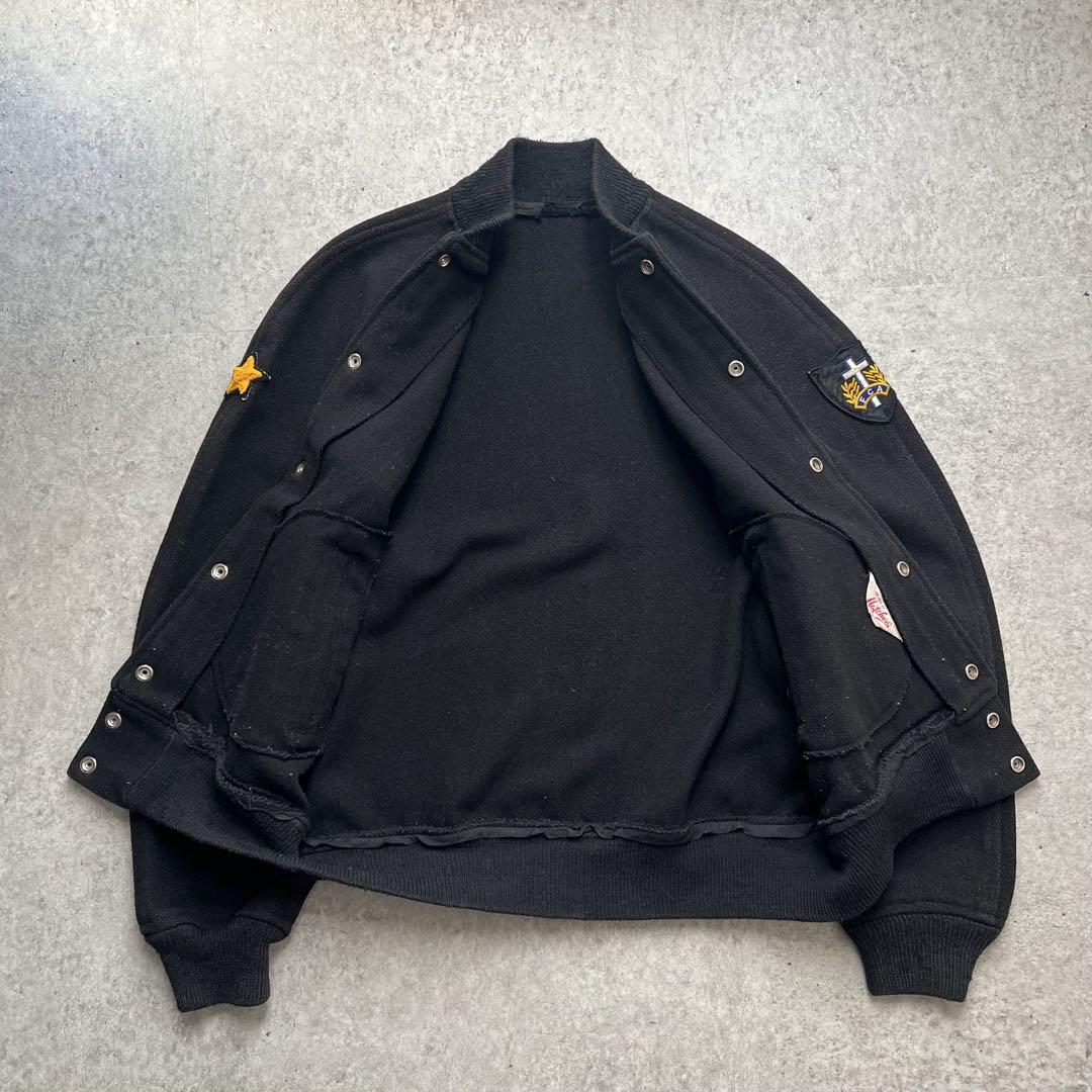 50s~60s Hatchers アワードジャケット スタジャン USA製 黒