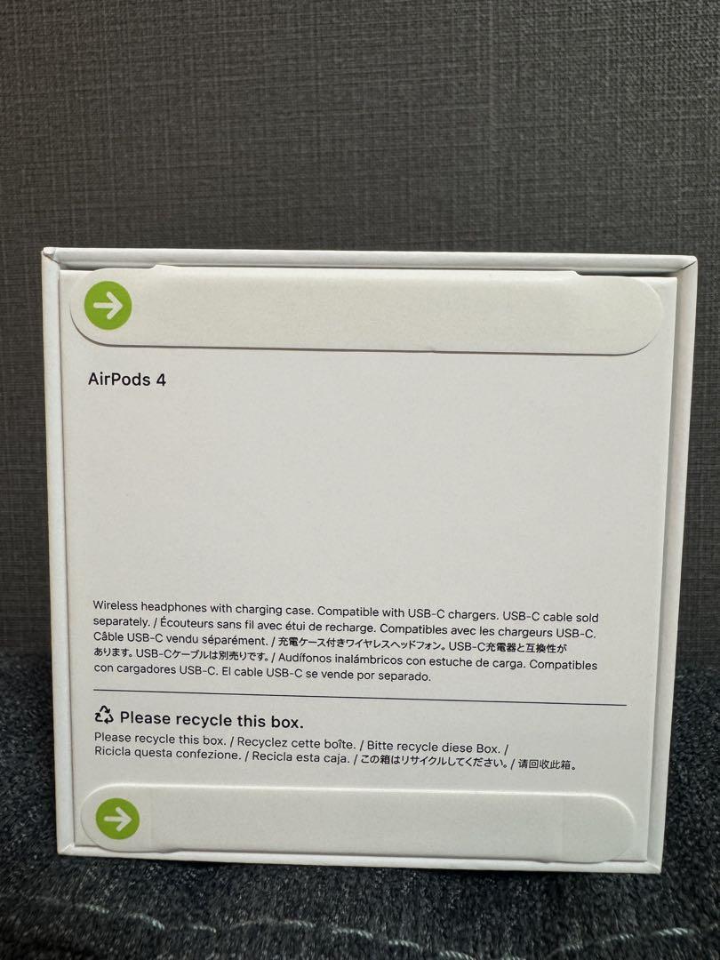 【新品未使用、未開封】Apple AirPods 4