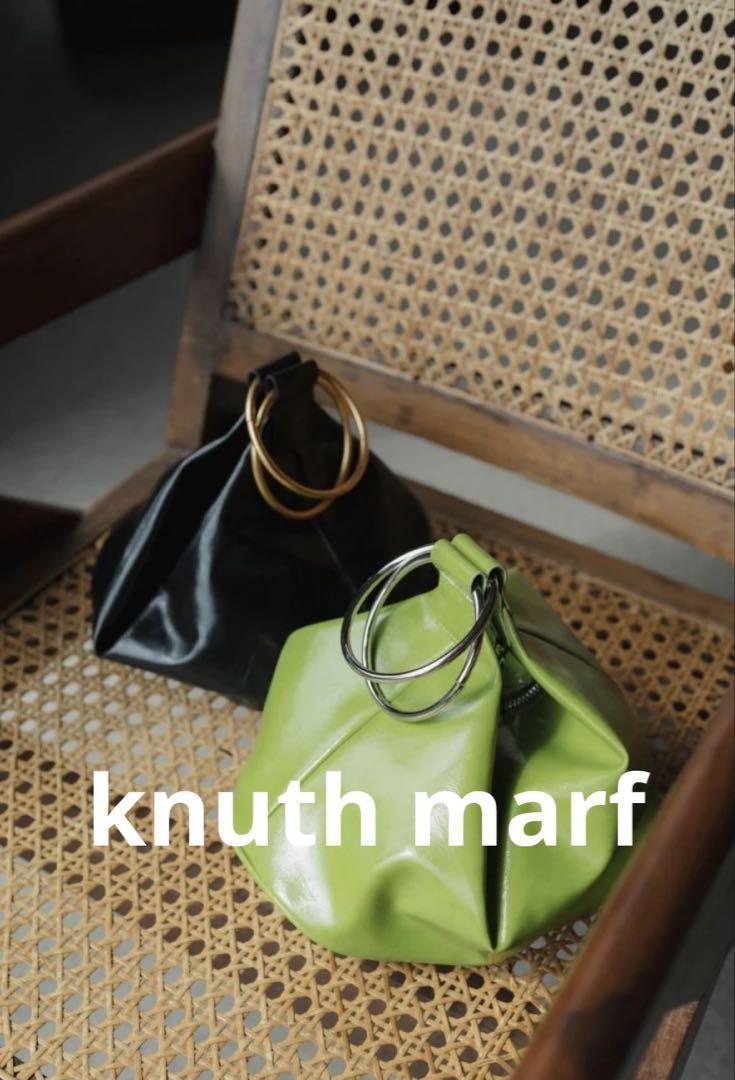 Knuth Marf hand detail bag ハンドバッグ 黒
