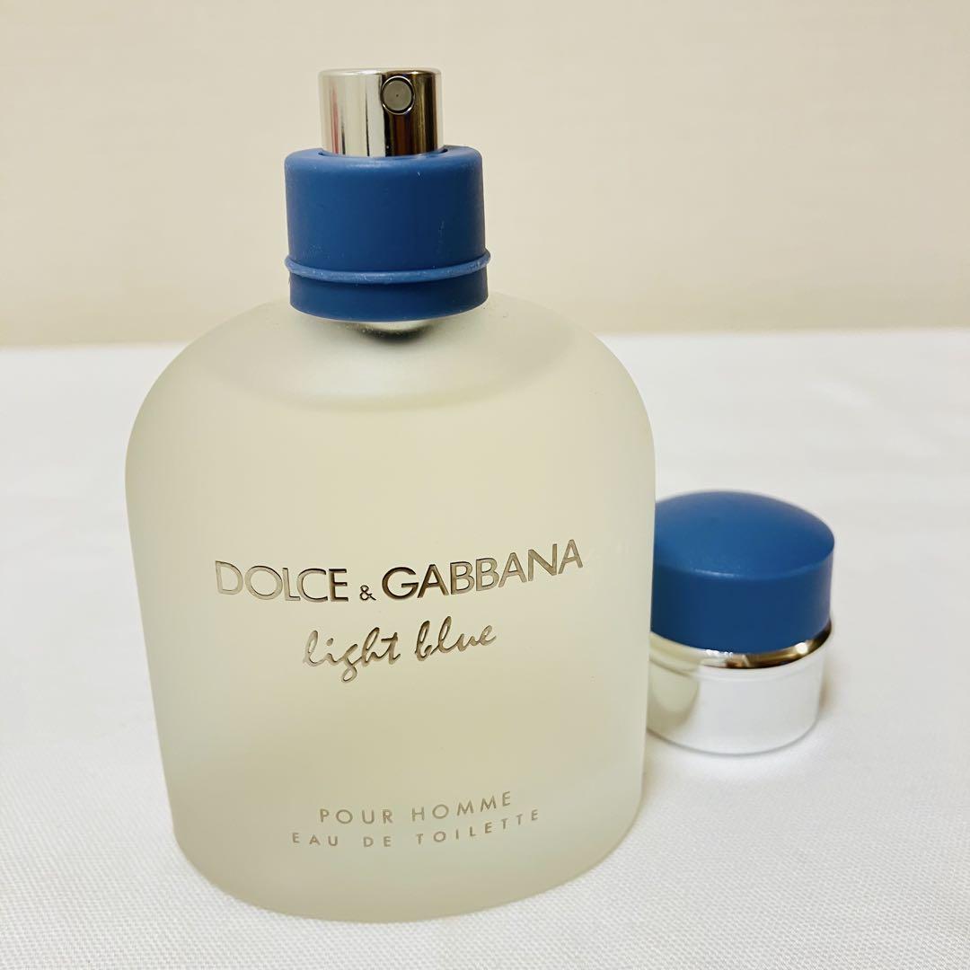 新品　ドルチェ＆ガッバーナ　ライトブルー　プールオム　オードトワレ　香水75ml