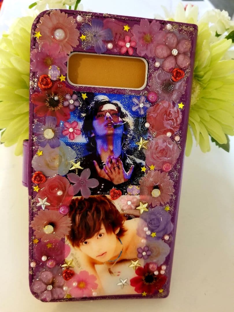 メルカリ キスマイ藤ヶ谷太輔押し花オーダースマホケース完成確認 Android用ケース 9 999 999 中古や未使用のフリマ