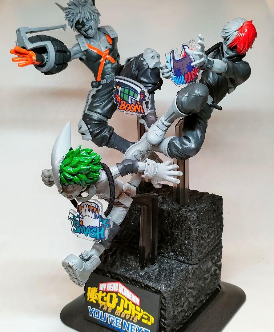 僕のヒーローアカデミア　３体セット　オリジナル台座　オマケ付き　ヒロアカ