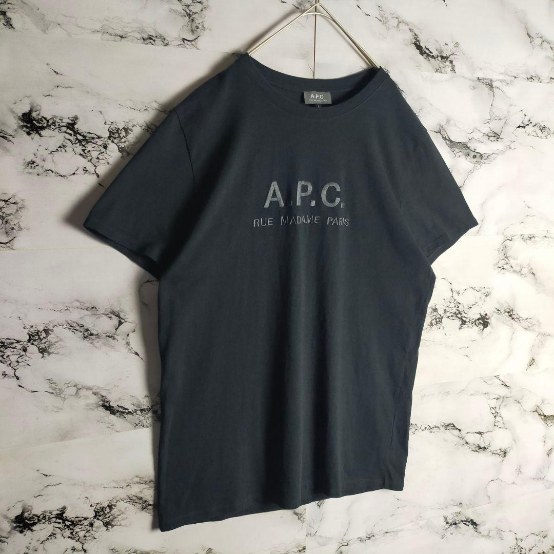【即完売品モデル】A.P.C.アーペーセー☆センター刺繍ロゴ Tシャツ 入手困難 【即完売品モデル】A.P.C.アーペーセー☆センター刺繍ロゴ Tシャツ 入手困難