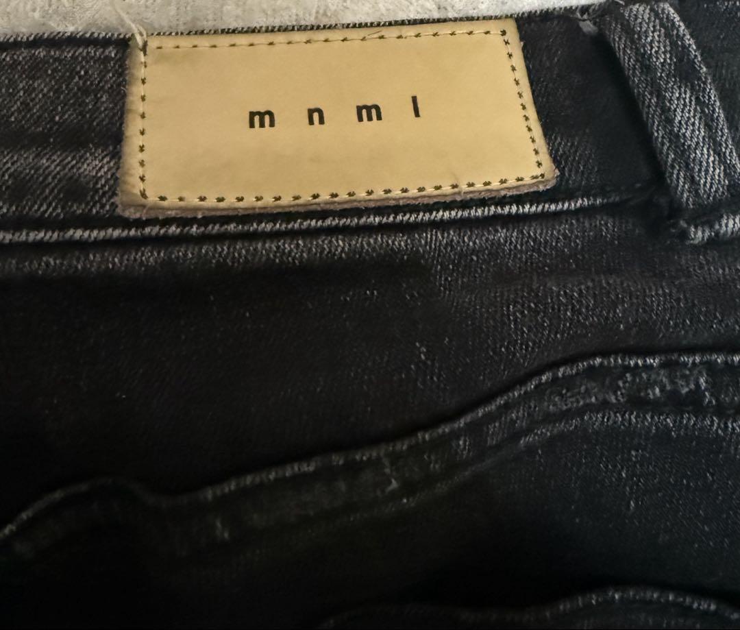 MNML ミニマル ダメージスキニーデニム