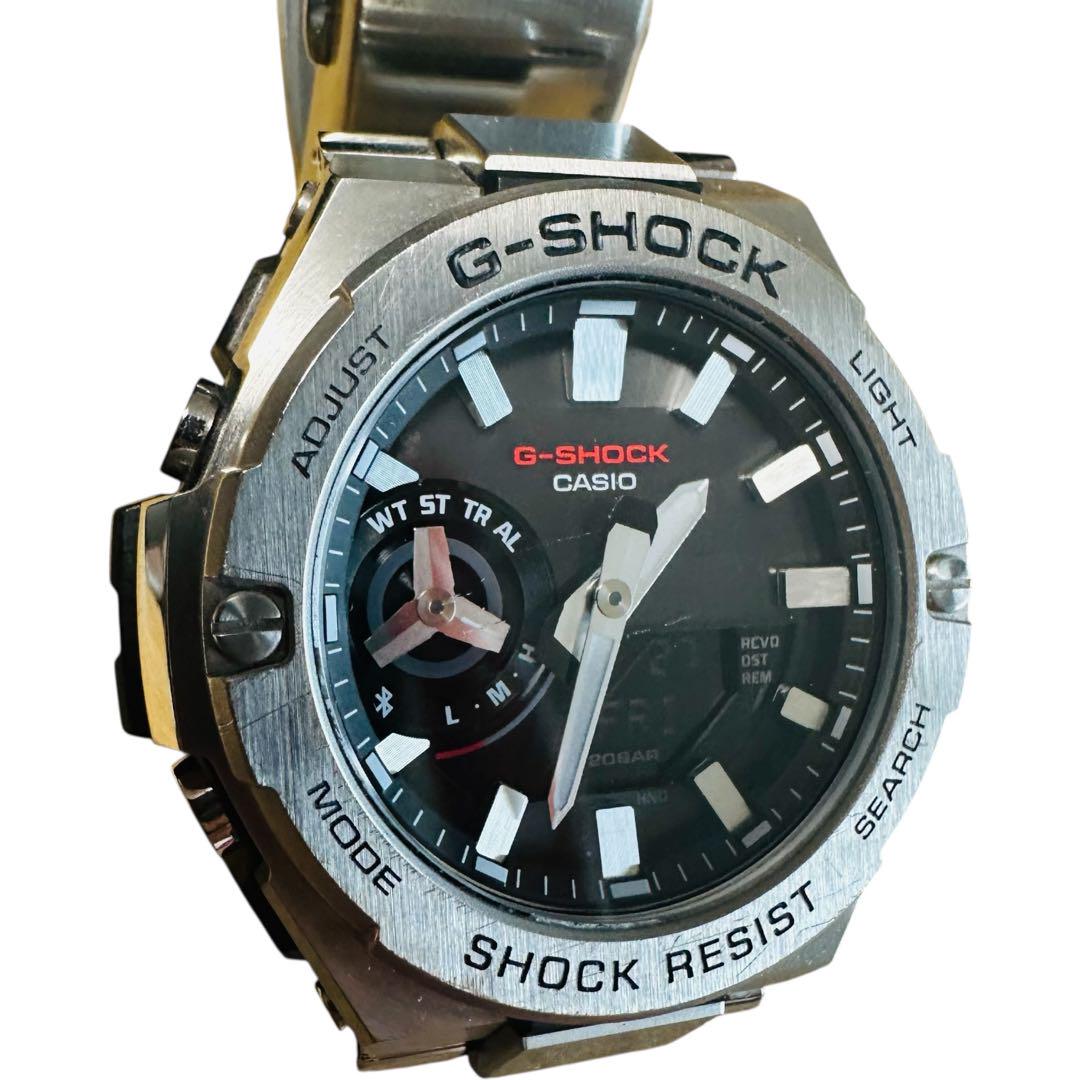 【美品】CASIO G-SHOCK GST-B500D-1A ソーラー 腕時計