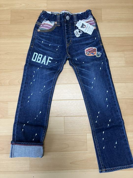 ミキハウス ダブルB D.B.A.Fペインティングジーンズ ミキハウス ダブルB D.B.A.Fペインティングジーンズ