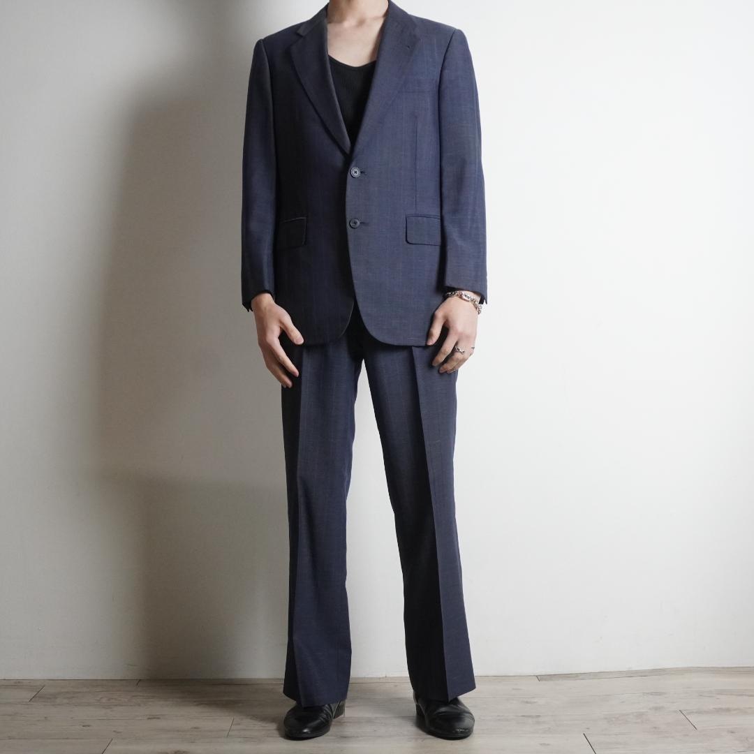 品質保証 ! Burberrys ストライプ柄シングルセットアップスーツ ネイビー RW175BURBERRY