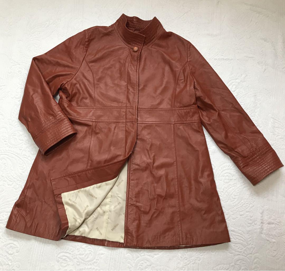 美品 大きいサイズ BALMAIN バルマン ラムレザージャケット コート 羊革