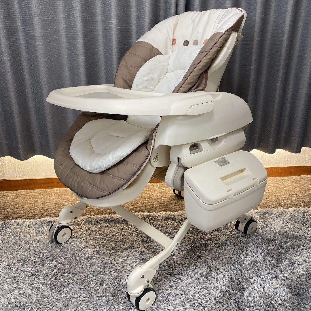 美品☘️Combi コンビ ネムリラ SWING ハイローチェア AUTO 激安正規店 Combiネムリラ*オートスイング*ハイローチェア イス