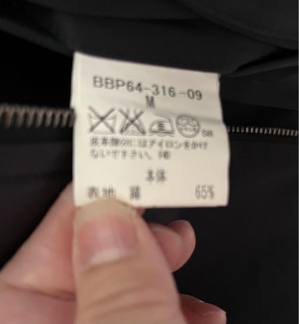 【バーバリーロンドン】衿裏革使用　メンズ　3ウェイ　コート