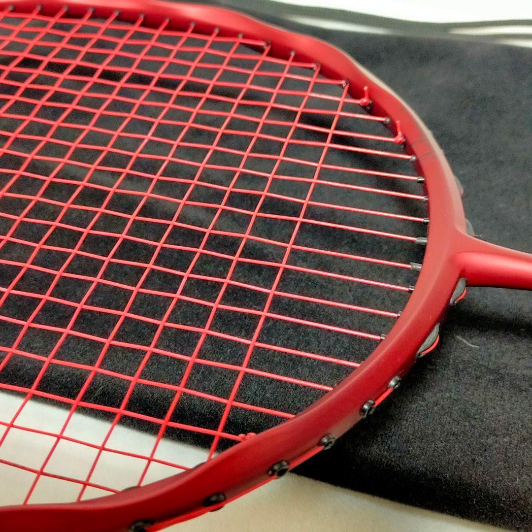 【美品】ゴーセン インフェルノ レイド 4U 保証書　保存袋付き　バドミントン ✨試打のみ ゴーセン インフェルノ レイド 4U 保証書 保存袋付き