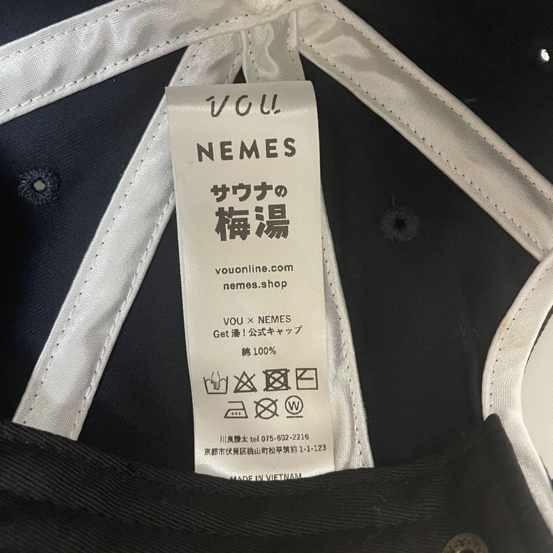 美品】VOU NEMES 湯キャップ サウナの梅湯 ネイビー - メルカリ