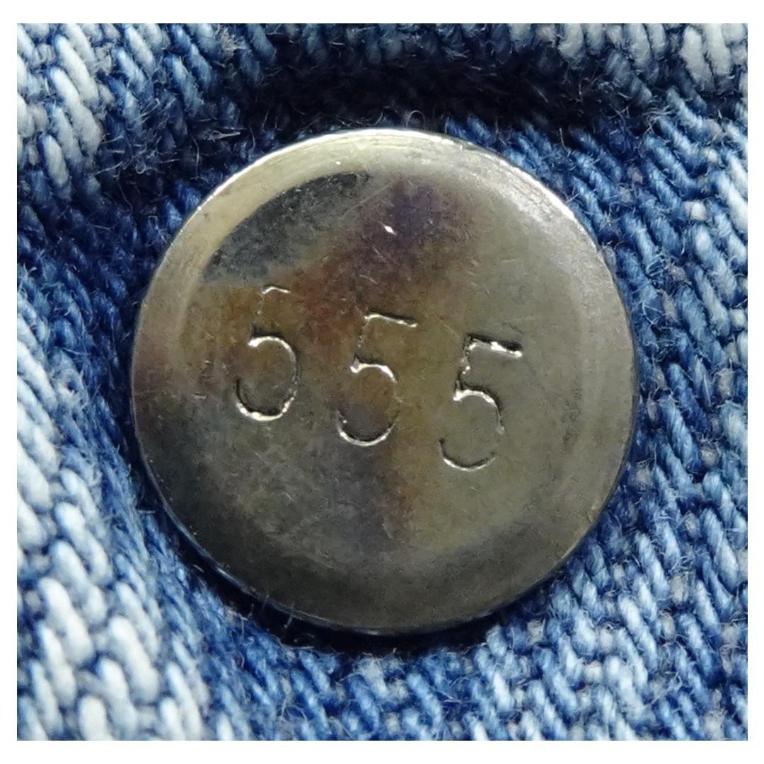 リーバイス 90s USA製 555 501 カットオフデニムショーツ W35