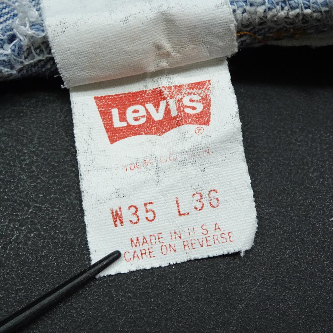 リーバイス 90s USA製 555 501 カットオフデニムショーツ W35