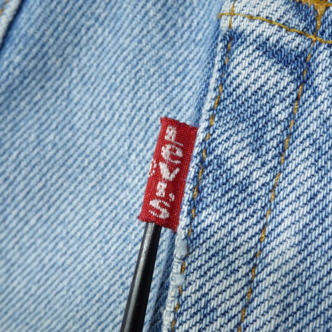 リーバイス 90s USA製 555 501 カットオフデニムショーツ W35