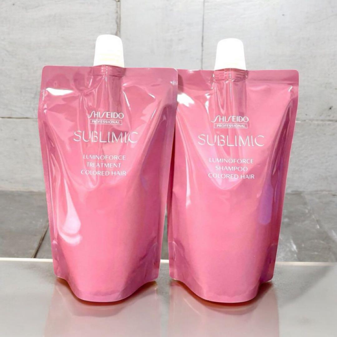 サブリミック　ルミノフォース シャンプー450mL トリートメント450g 楽天市場】△送料無料!資生堂 サブリミック ルミノフォース