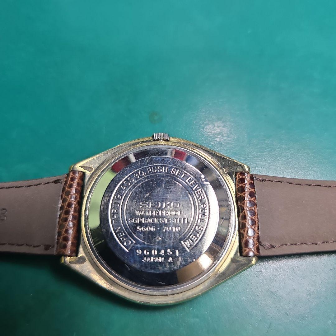 (OH済)SEIKO ロードマチック 23jewels自動巻き腕時計 中古品です