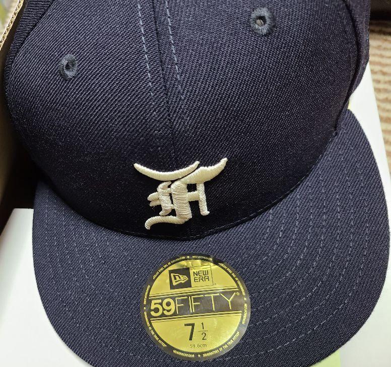 ルカリ☚ essentials 7 1 2 ネイビー FOG CVf2O-m90898588908 NEW ERA キャップ ✛カテゴリー