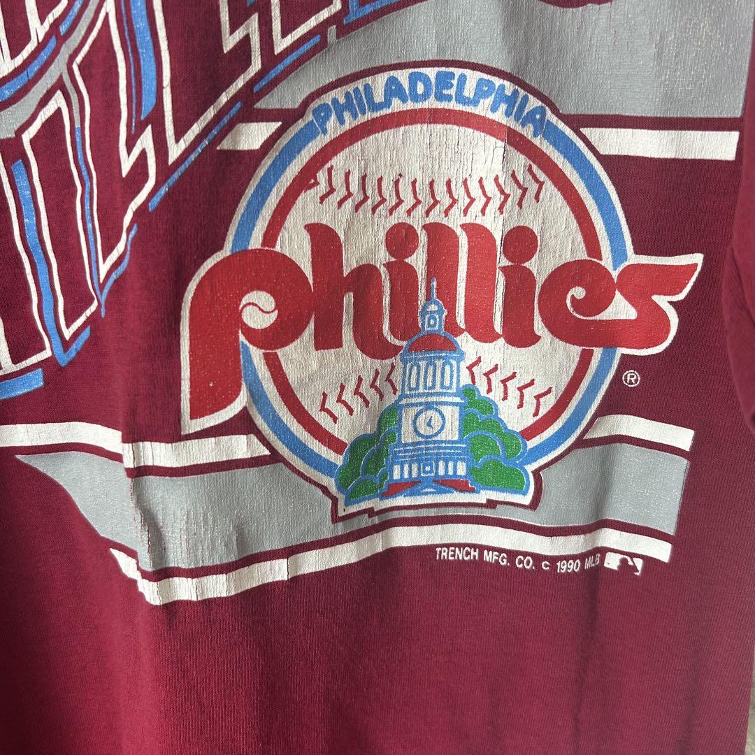 フィラデルフィア・フィリーズ Tシャツ　Lサイズ　1990年 フィラデルフィア・フィリーズ Tシャツ Lサイズ 1990年 - メルカリ