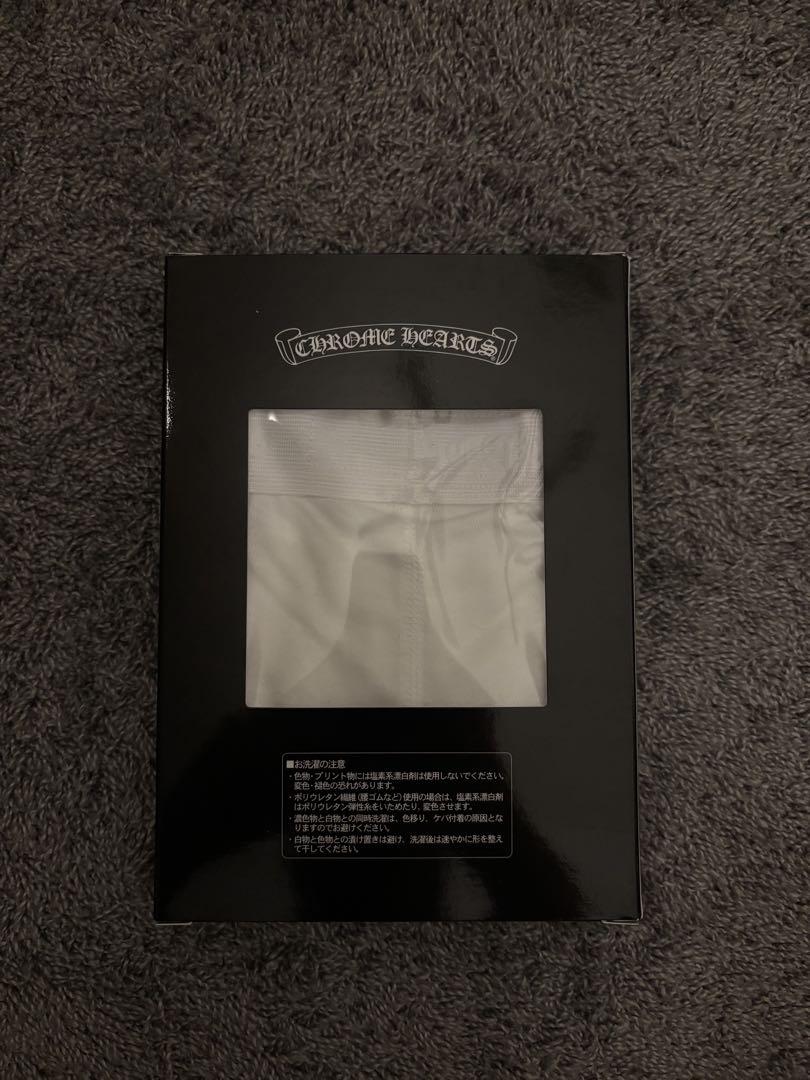 未使用品　CHROME HEARTS ホワイト ボクサーパンツ S