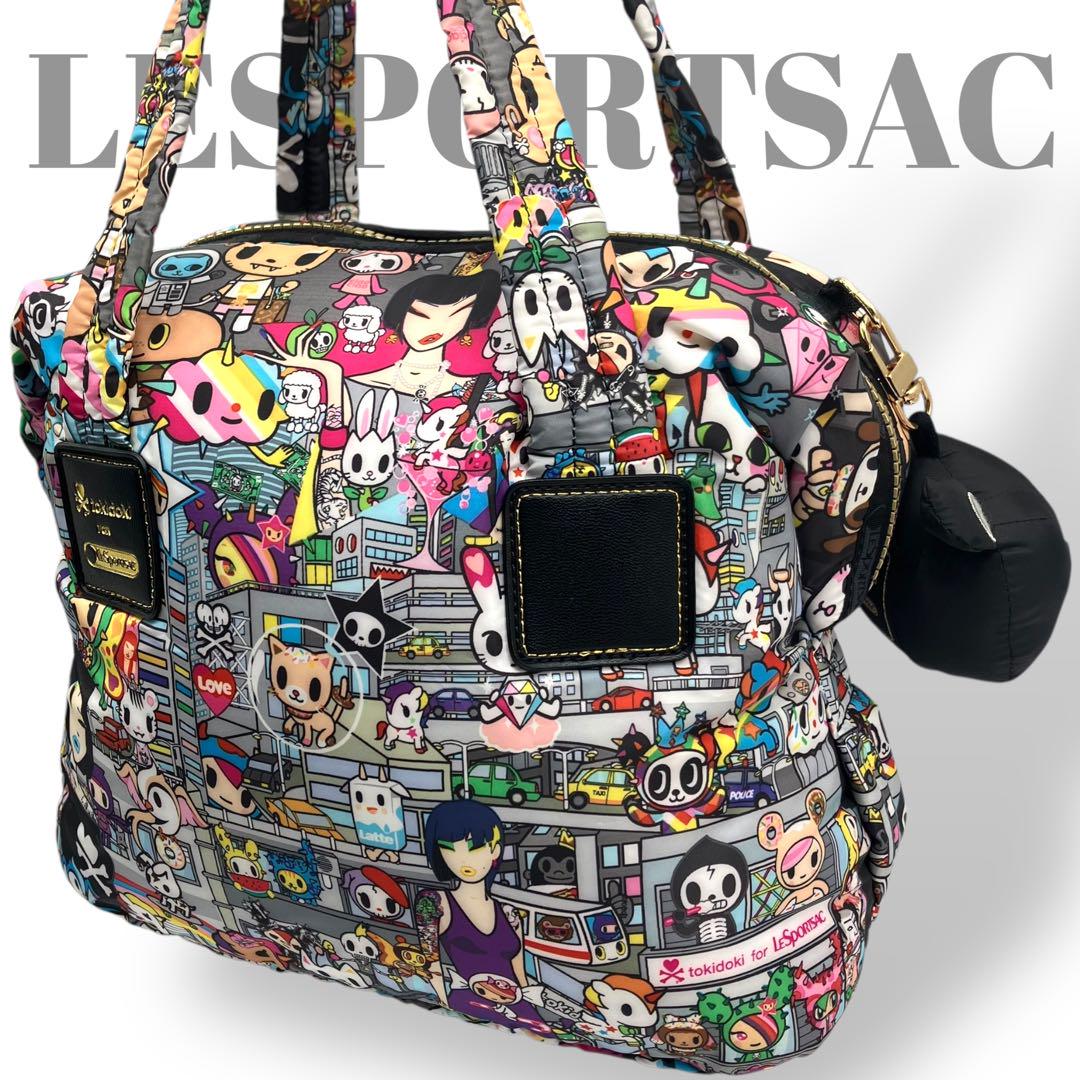 美品◎レスポートサック トートバッグ　ナイロン　tokidokiコラボ