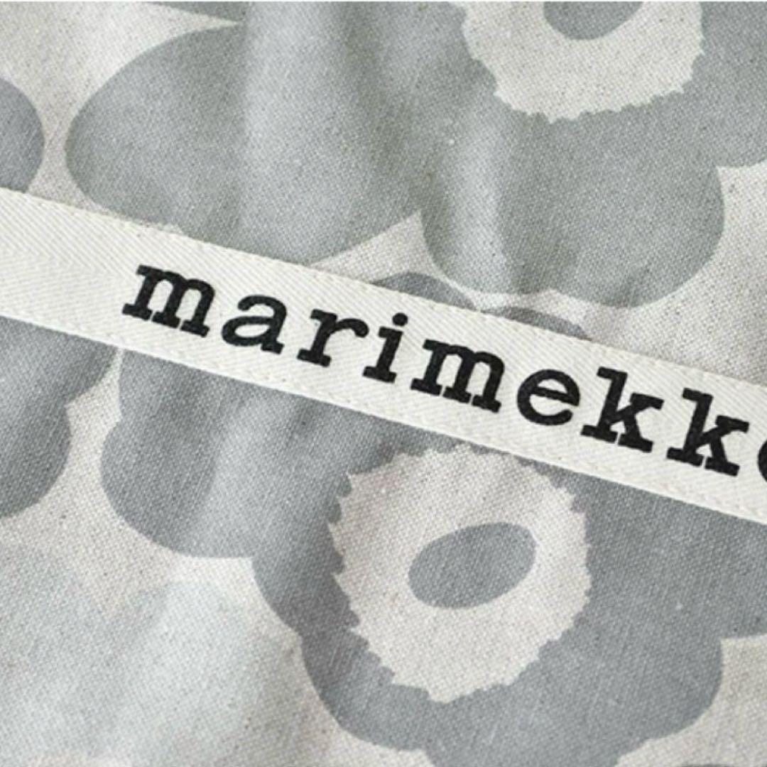 正規品［新品未使用］marimekkoトートバッグ グレー×サンド
