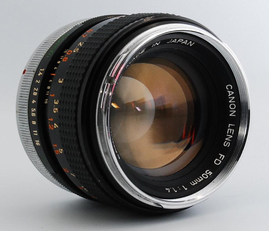 [完動品]Canon AE-1 ブラック FD 50mm f1.4 鳴きなし