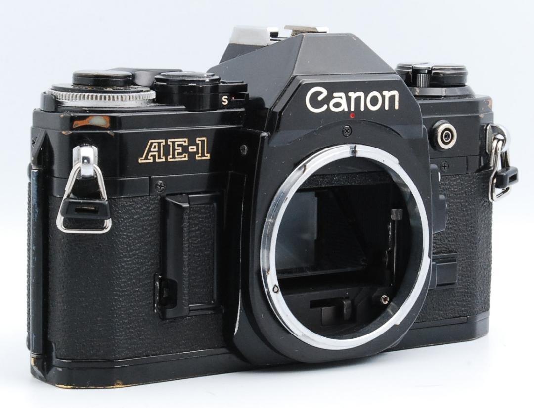[完動品]Canon AE-1 ブラック FD 50mm f1.4 鳴きなし