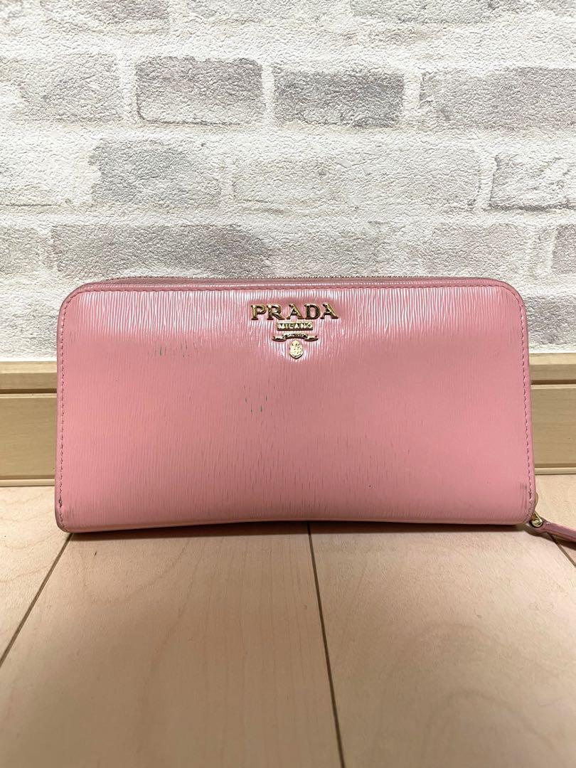PRADA 長財布 ピンク