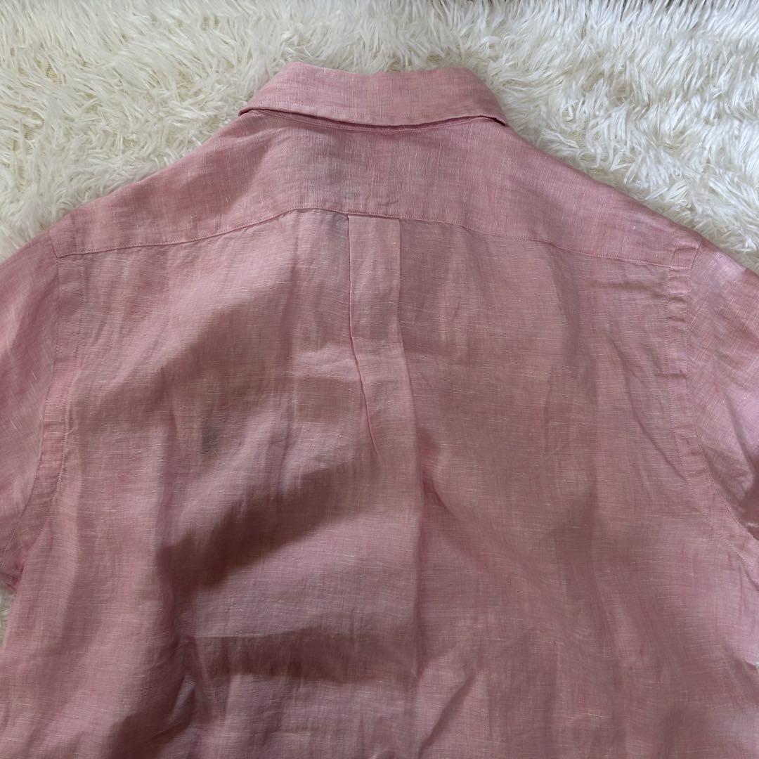 ✨美品✨Ralph Lauren リネンシャツピンクオーバーサイズ ✨美品✨Ralph Lauren リネンシャツピンクオーバーサイズ