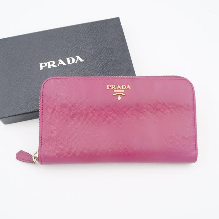 ポケット】 PRADA - PRADA‼️美品(^^)ラウンドファスナー 長財布‼️の