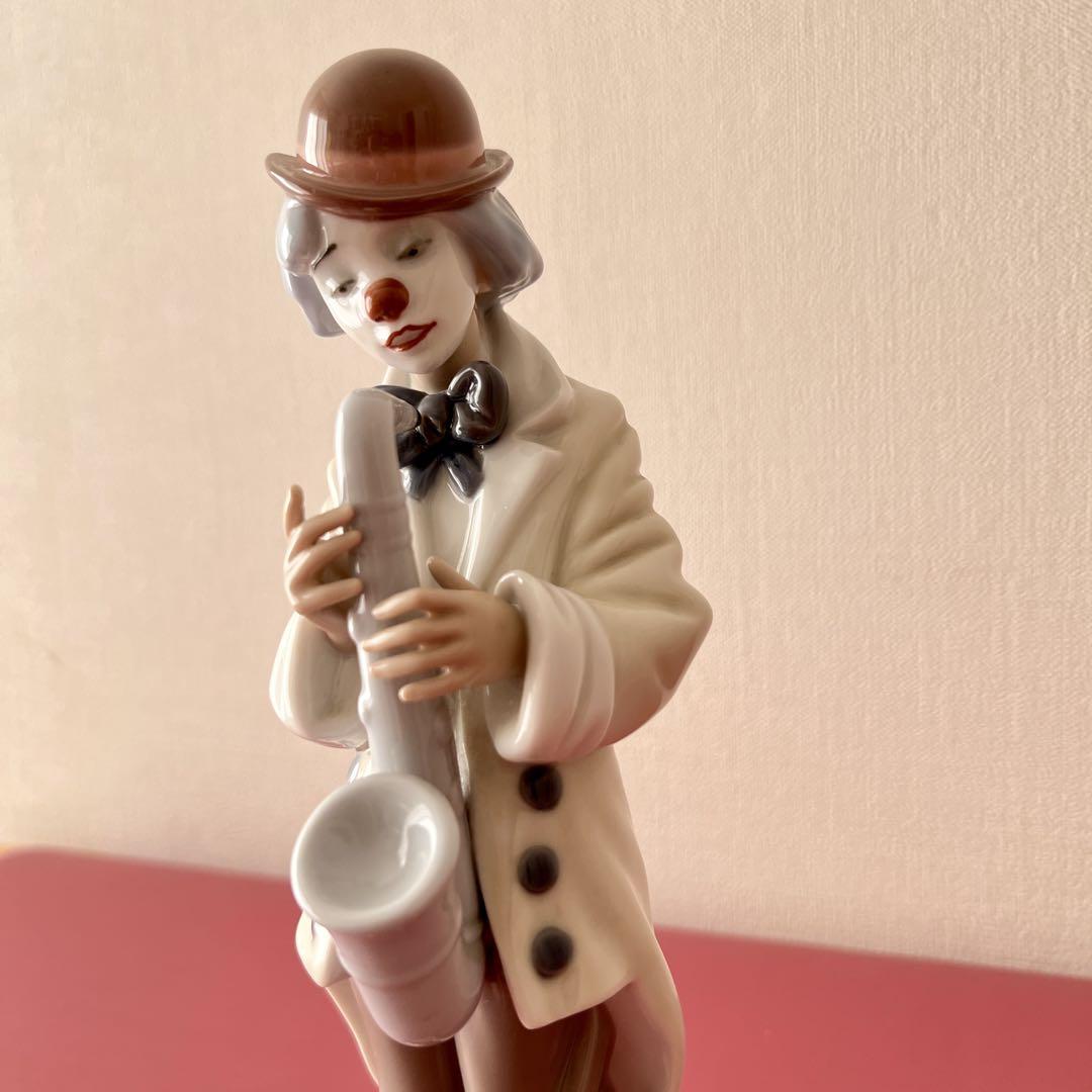 【税込?送料無料】 LLADRO リヤドロ 5471 Sad Sax 哀しきサックス ピエロ 工芸品 工芸品