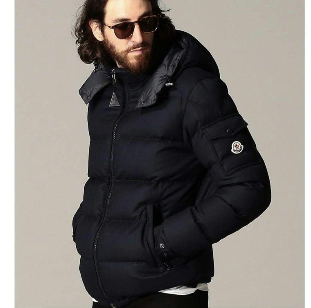 ※21※【MONCLER】ネイビー ダウンジャケット XXL MONCLER ネイビー ダウンジャケット