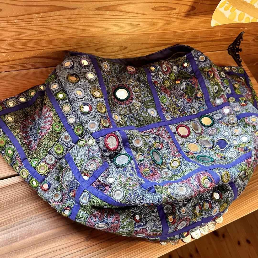 【海外配送可】【送料無料】 刺繍が凄すぎる♡レア♡ヴィンテージ♡TYLIEMALIBU♡BIGトート バッグ
