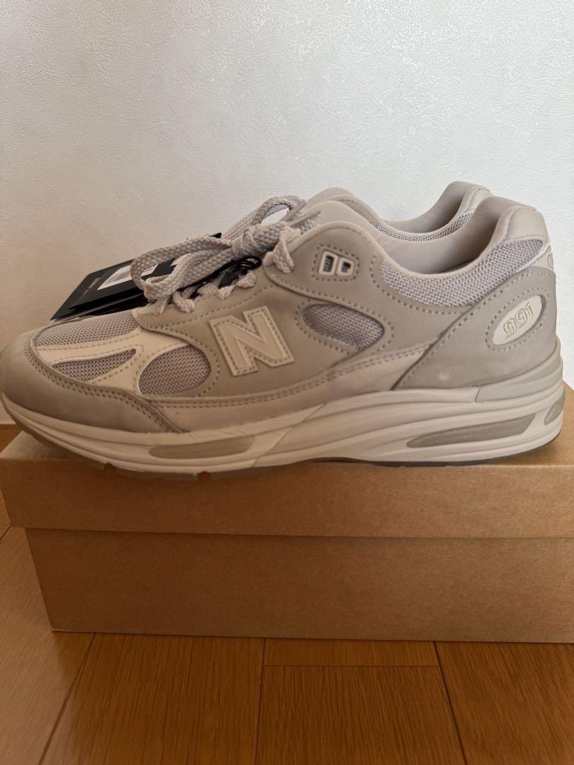 靴 Stone Island New Balance UK 991v2 Ghost