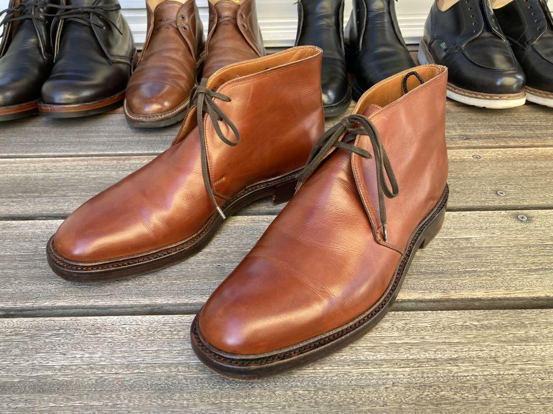 【美品】Crockett&Jones チャッカブーツ