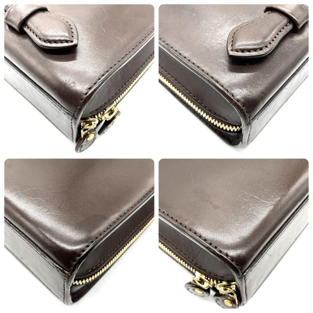 【高級】 ITAGAKI いたがき オールレザー クラッチバッグ セカンドバック