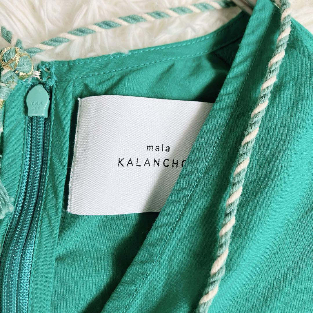 ✳︎mala KALANCHOEマーラカランコエ　発色キレイなマキシ丈ワンピース