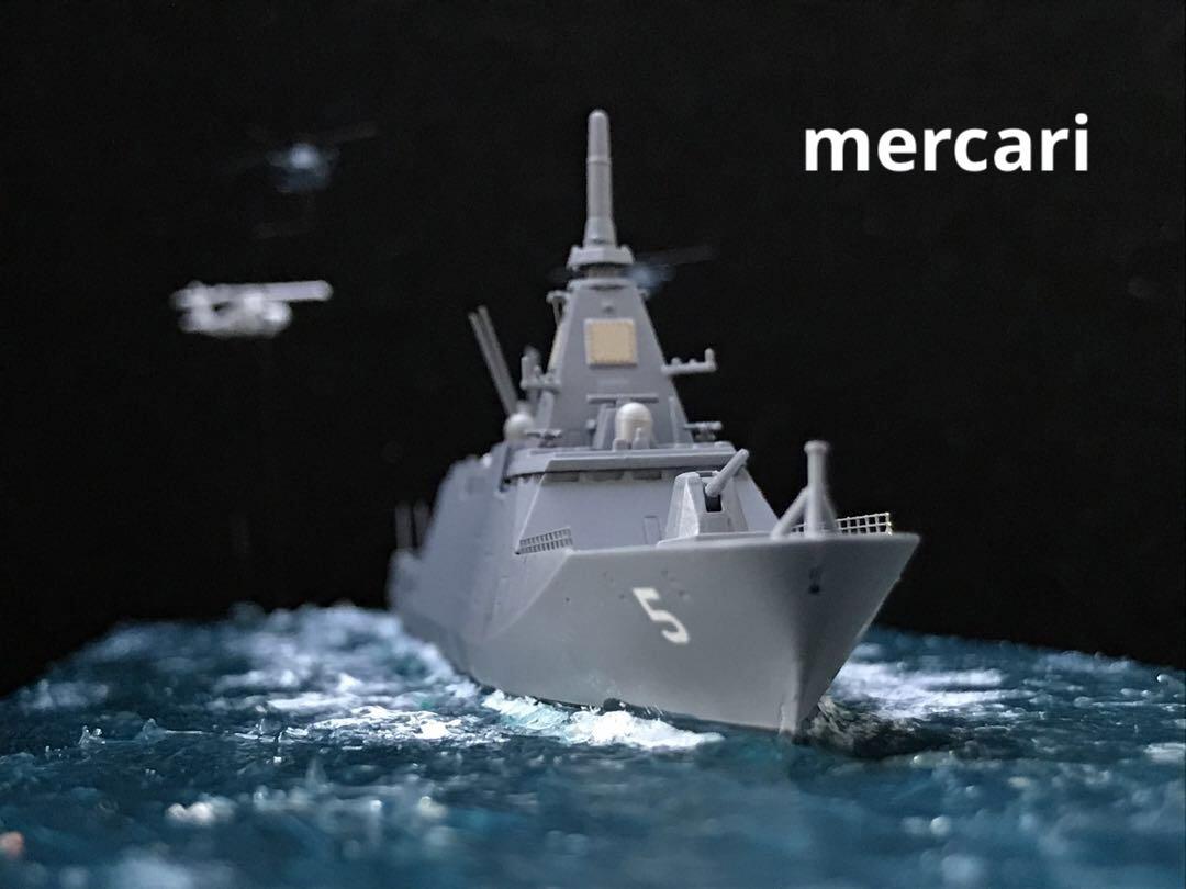 1／700 多機能護衛艦やはぎ FFM-5 洋上ジオラマ仕上 - メルカリ