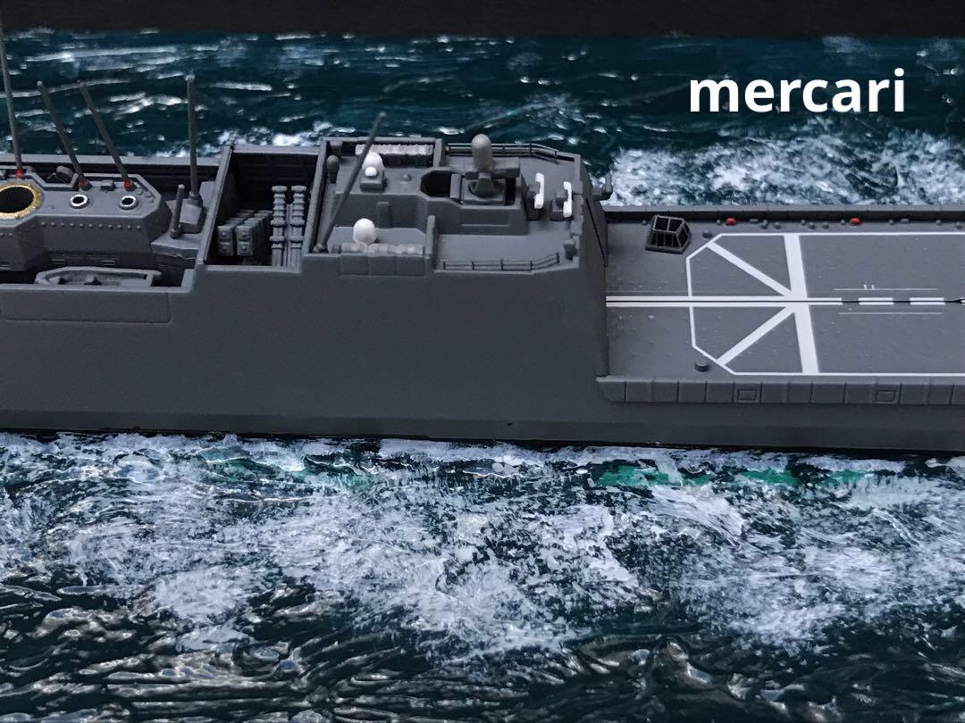 1／700 多機能護衛艦やはぎ FFM-5 洋上ジオラマ仕上
