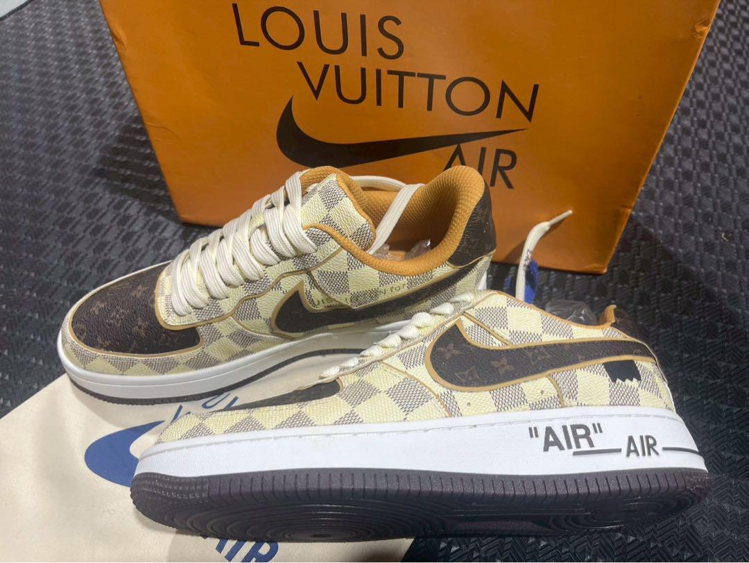 Louis Vuitton Air Force 1 スニーカー チェック柄 - メルカリ