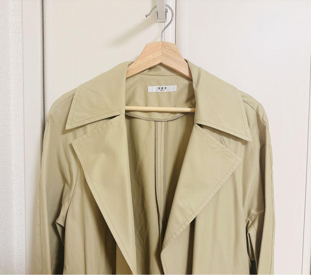 SHE Tokyo トレンチコートMaggie beige シートーキョー