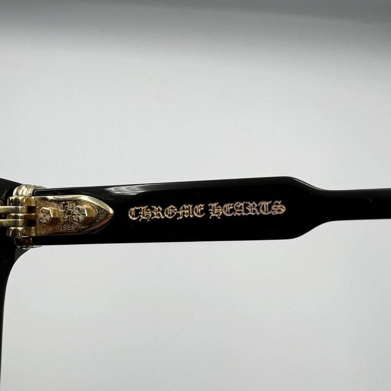 極美品 CHROME HEARTS メガネ AMBIDIXTROUS 18KGP